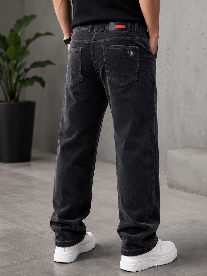 Mens Corduroy Straight Leg Pants